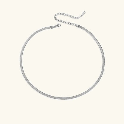 [Royal Vicky]Elizabeth Gold Herringbone Necklace