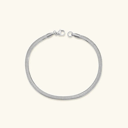 [Royal Vicky]Vida Gold Herringbone Bracelet