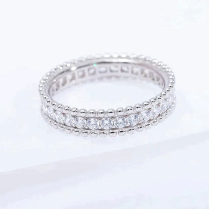[Vicky]PERLEE DIAMOND SILVER RING
