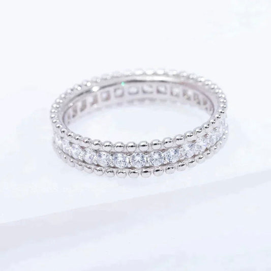[Vicky]PERLEE DIAMOND SILVER RING