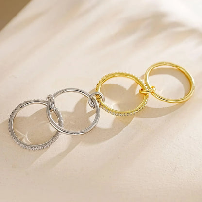 [Royal Vicky]Ivy Stacked Diamond Ring