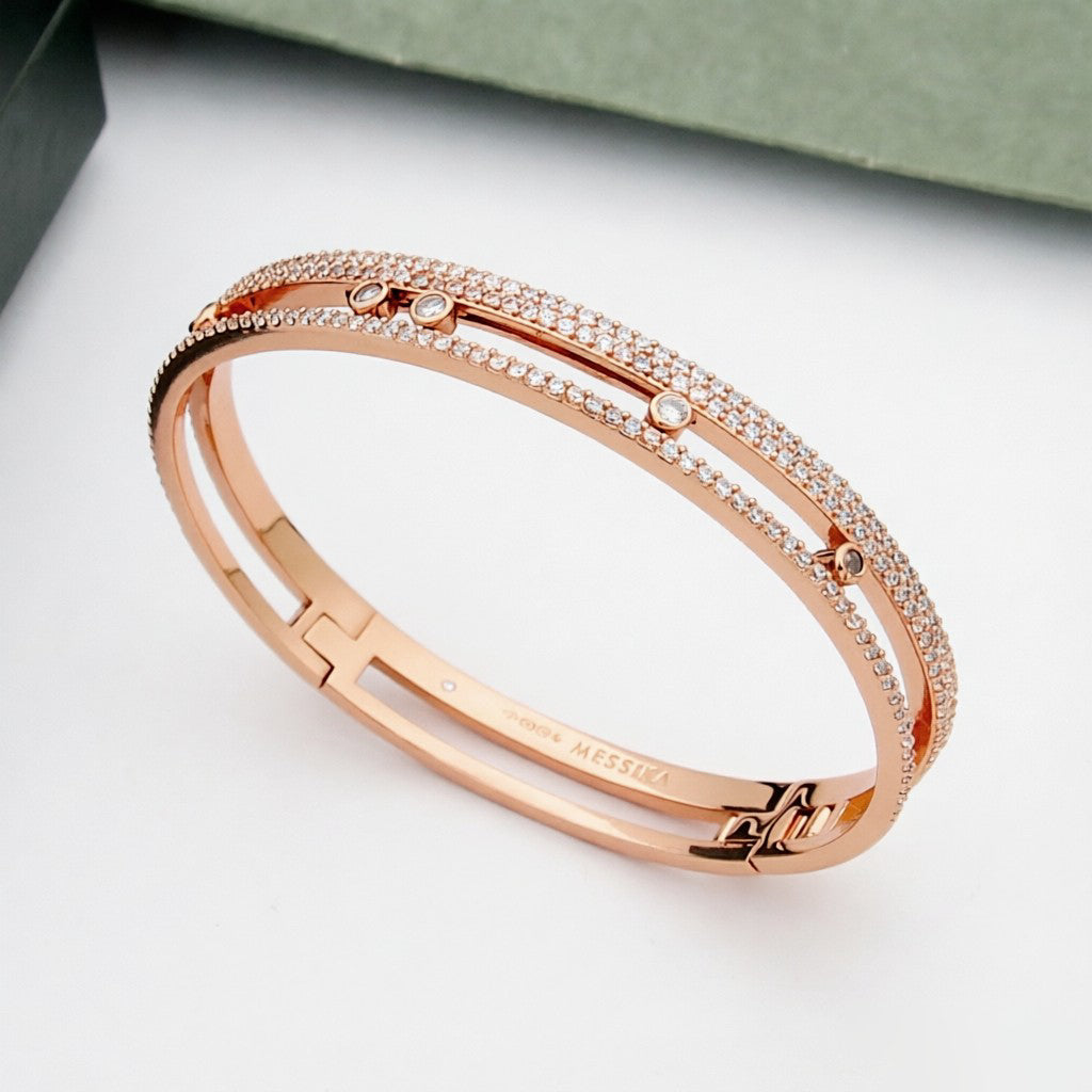 [Vicky]Move Romane pavé bangle