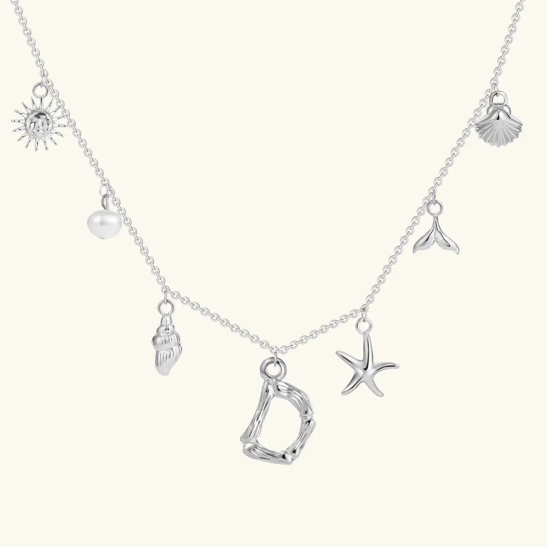 [Royal Vicky]Avaria Ocean Initial Necklace