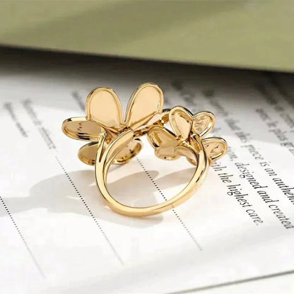 [Vicky]CLOVER COMOS GOLD DIAMOND RING