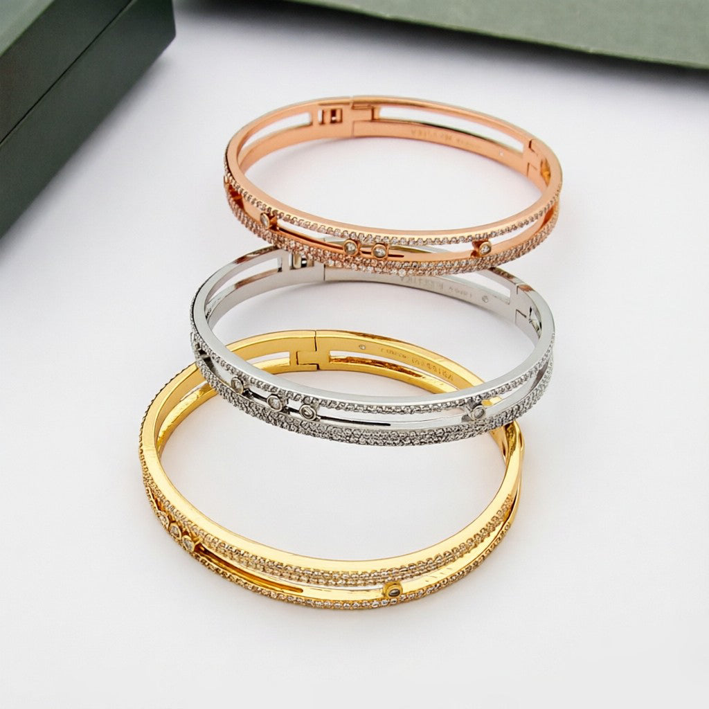 [Vicky]Move Romane pavé bangle