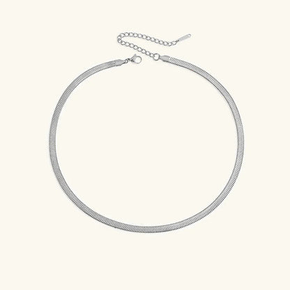 [Royal Vicky]Elizabeth Gold Herringbone Necklace