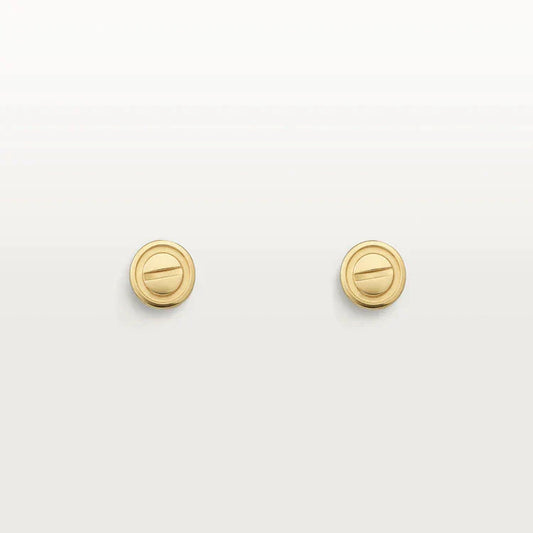 [Vicky]LOVE EARRINGS GOLD 10MM