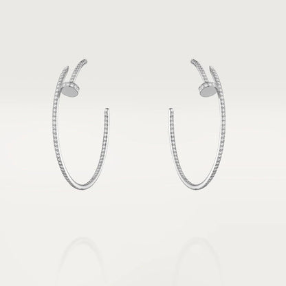 [Vicky]JUSTE EARRINGS FULL DIAMONDS 1.8MM