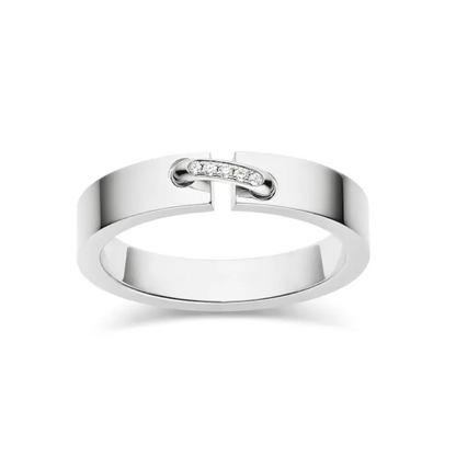 [Vicky]ALLIANCE LIENS VIDENCE DIAMOND 4MM RING