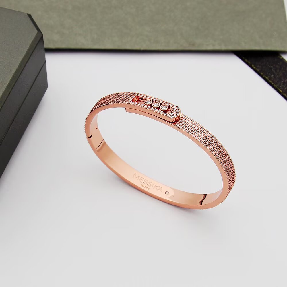 [Vicky]Move Noa Full Pavé Diamond Bangle Bracelet