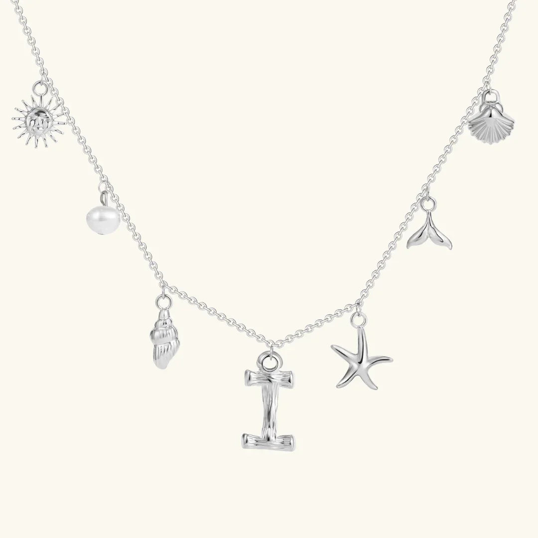 [Royal Vicky]Avaria Ocean Initial Necklace