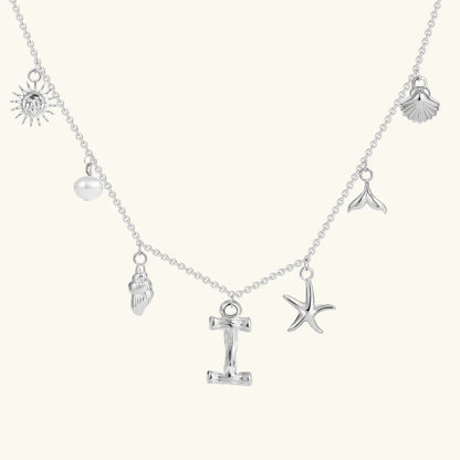 [Royal Vicky]Avaria Ocean Initial Necklace