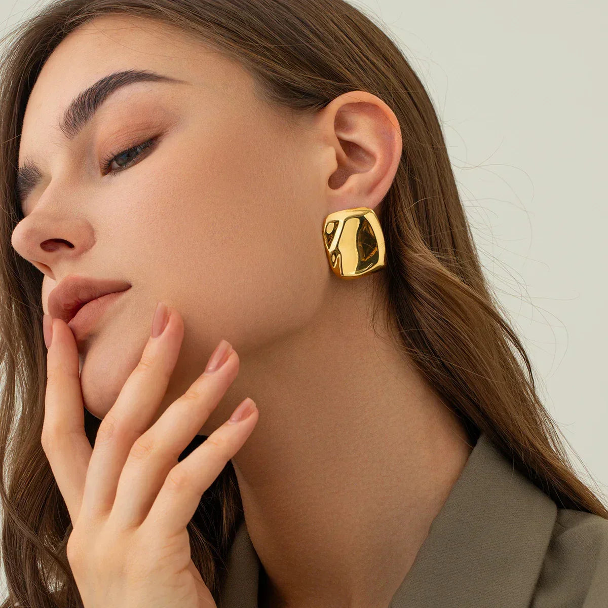 [Royal Vicky]Poppy Gold Earrings