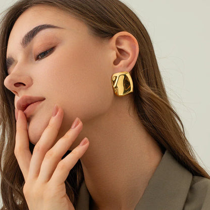 [Royal Vicky]Poppy Gold Earrings