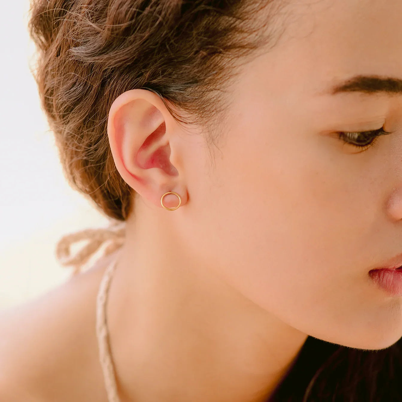 [Royal Vicky]Aureole Gold Earrings