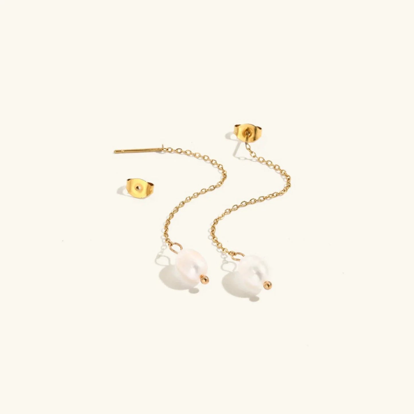 [Royal Vicky]Tessa Pearl Tassel Earrings