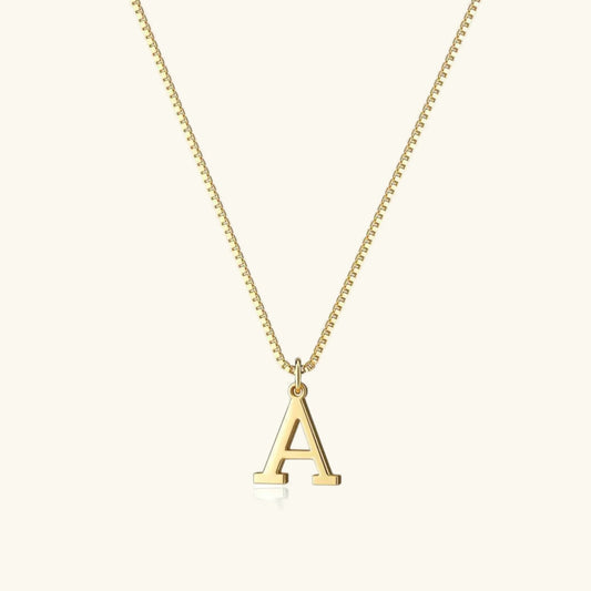 [Royal Vicky]Therese Letter Initial Gold Necklace