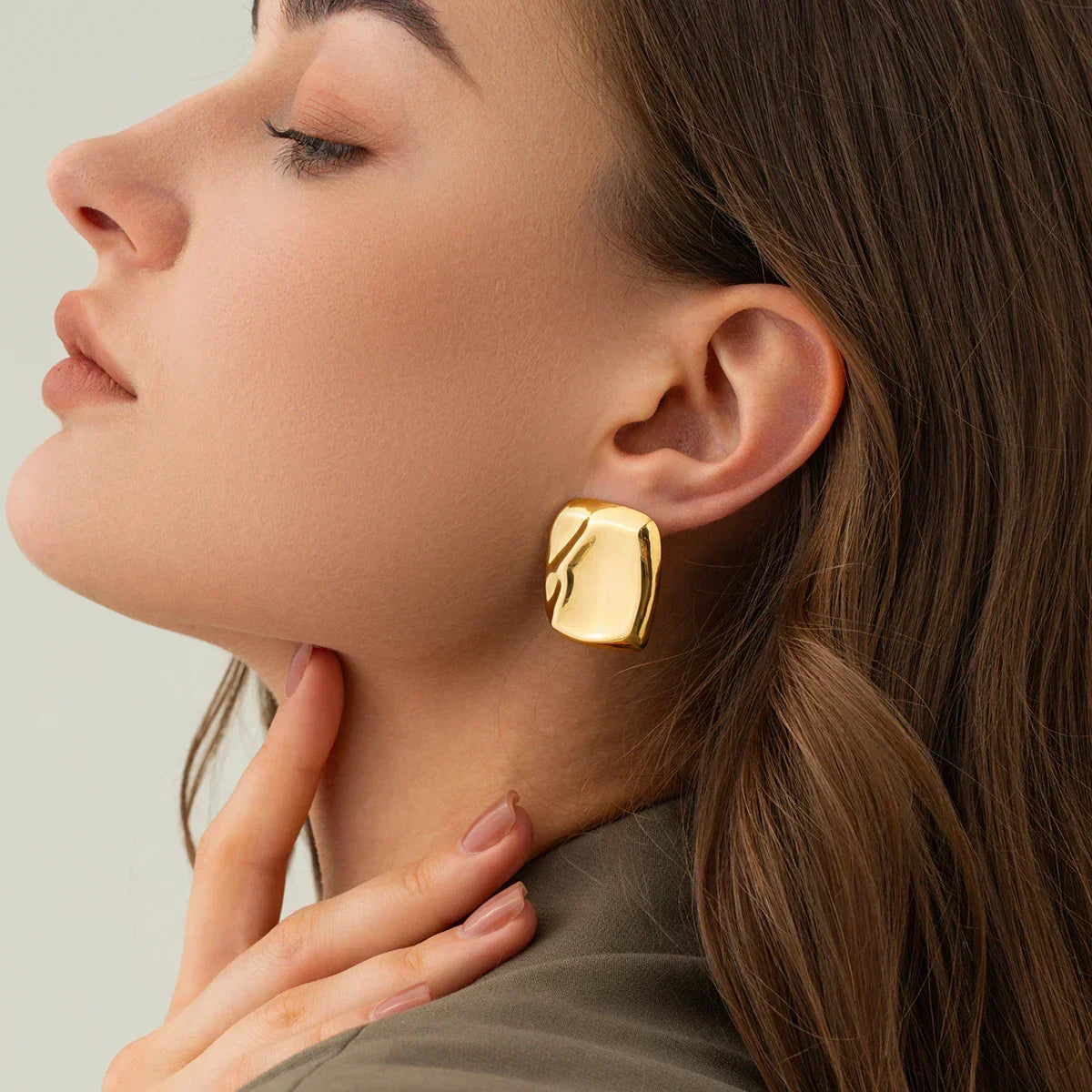 [Royal Vicky]Poppy Gold Earrings
