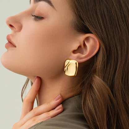 [Royal Vicky]Poppy Gold Earrings