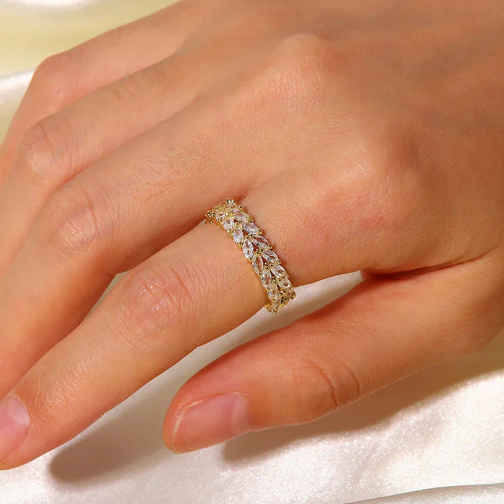 [Royal Vicky]Clarisse Patterned Gold Ring