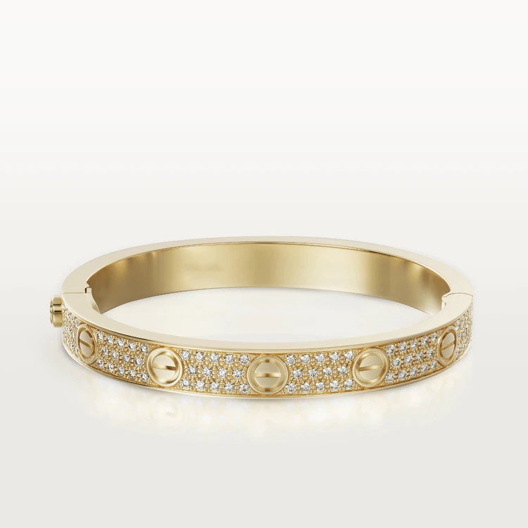 [Vicky]LOVE BRACELET 6.1MM DIAMOND-PAVED