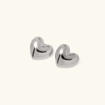 [Royal Vicky]Aubree Gold Heart Earrings