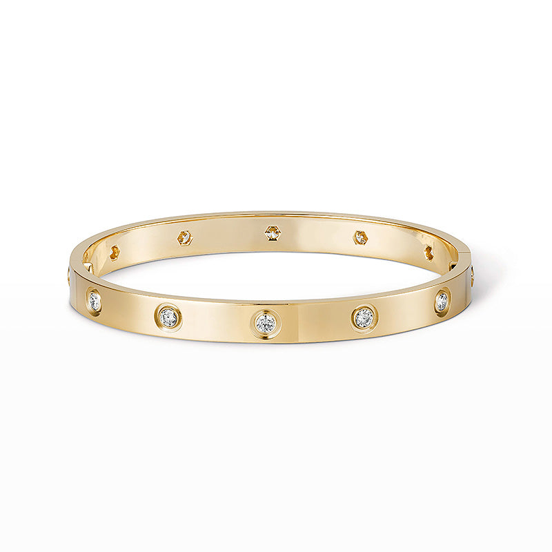 [Vicky]LOVE BRACELET 6.1MM 10 DIAMONDS