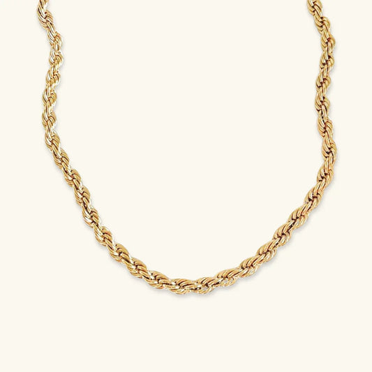 [Royal Vicky]Bianca Rope Chain Gold Necklace
