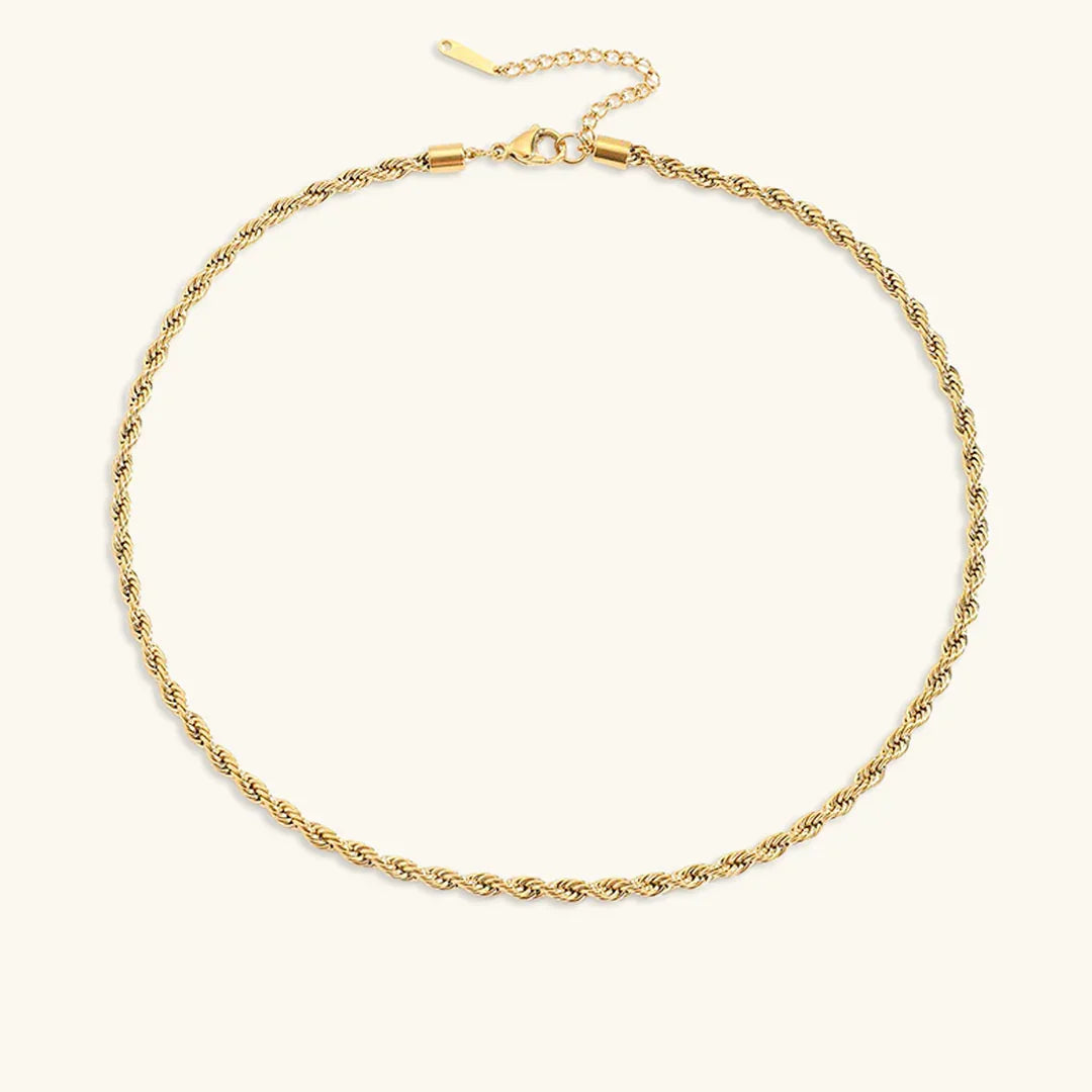 [Royal Vicky]Bianca Rope Chain Gold Necklace