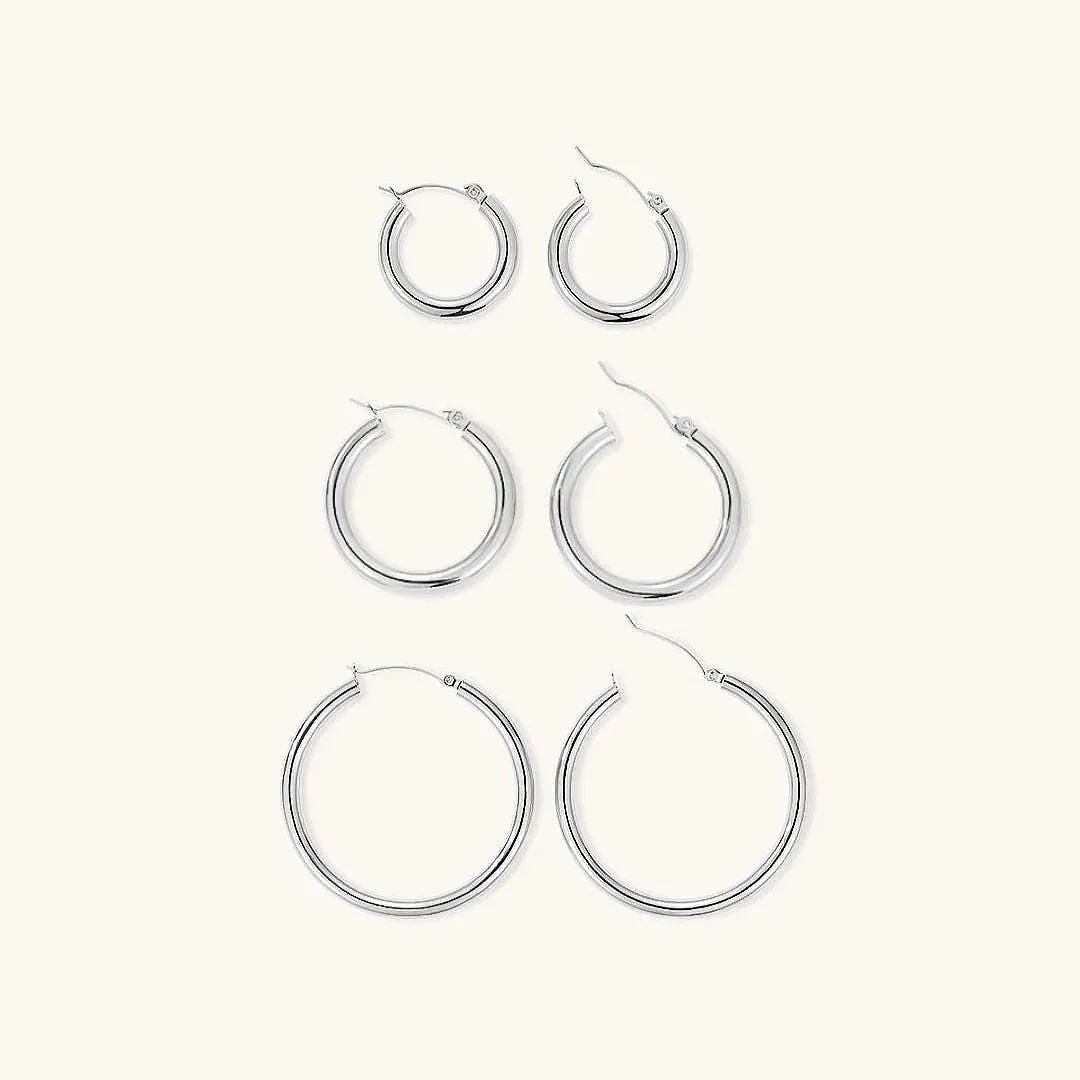 [Royal Vicky]Broad Round Hoops