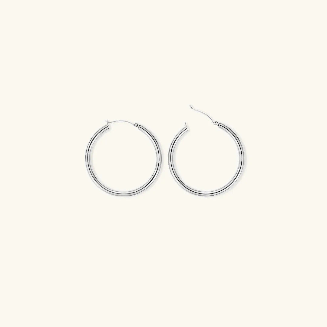 [Royal Vicky]Broad Round Hoops
