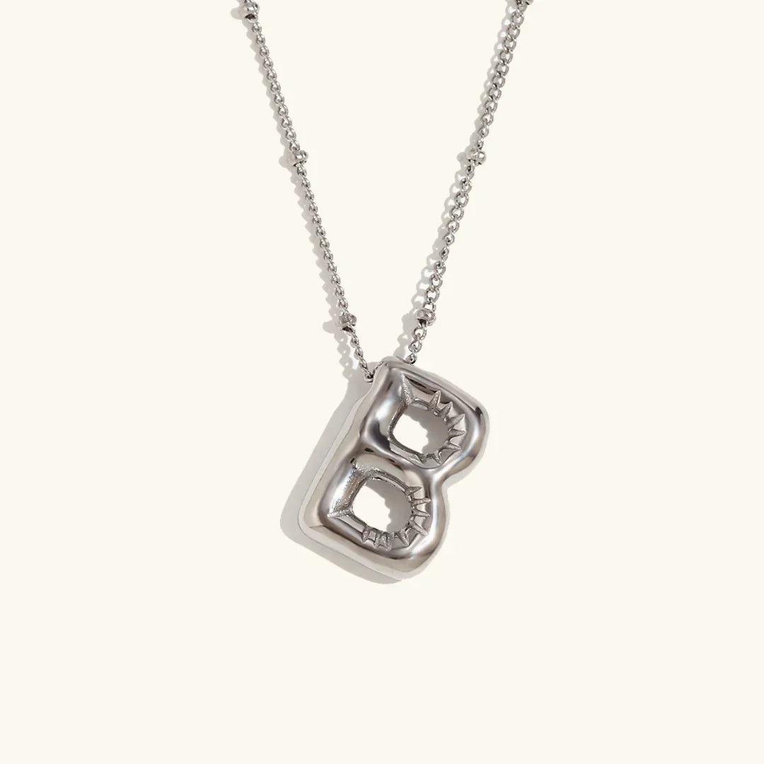 [Royal Vicky]Balloon Gold Initial Necklace