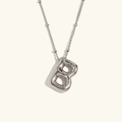 [Royal Vicky]Balloon Gold Initial Necklace