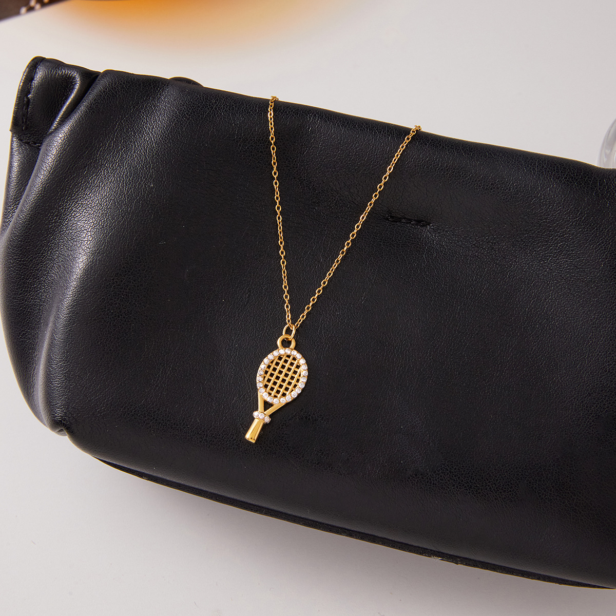 [Royal Vicky]Aces Gold Tennis Pendant