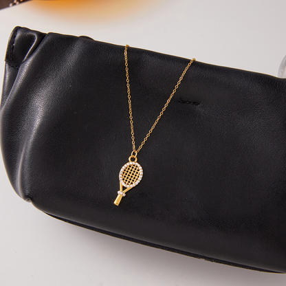 [Royal Vicky]Aces Gold Tennis Pendant