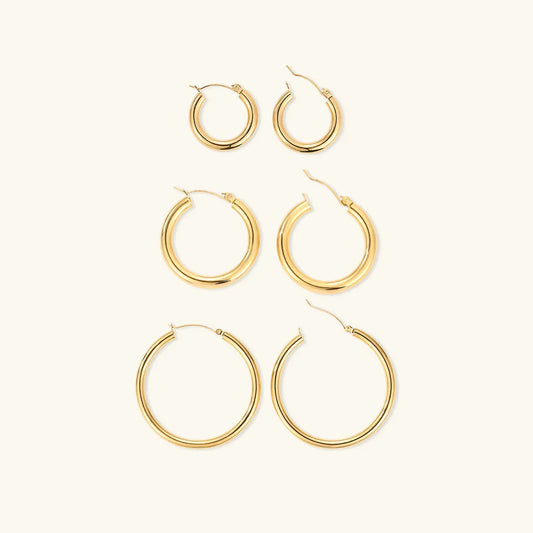 [Royal Vicky]Broad Round Hoops
