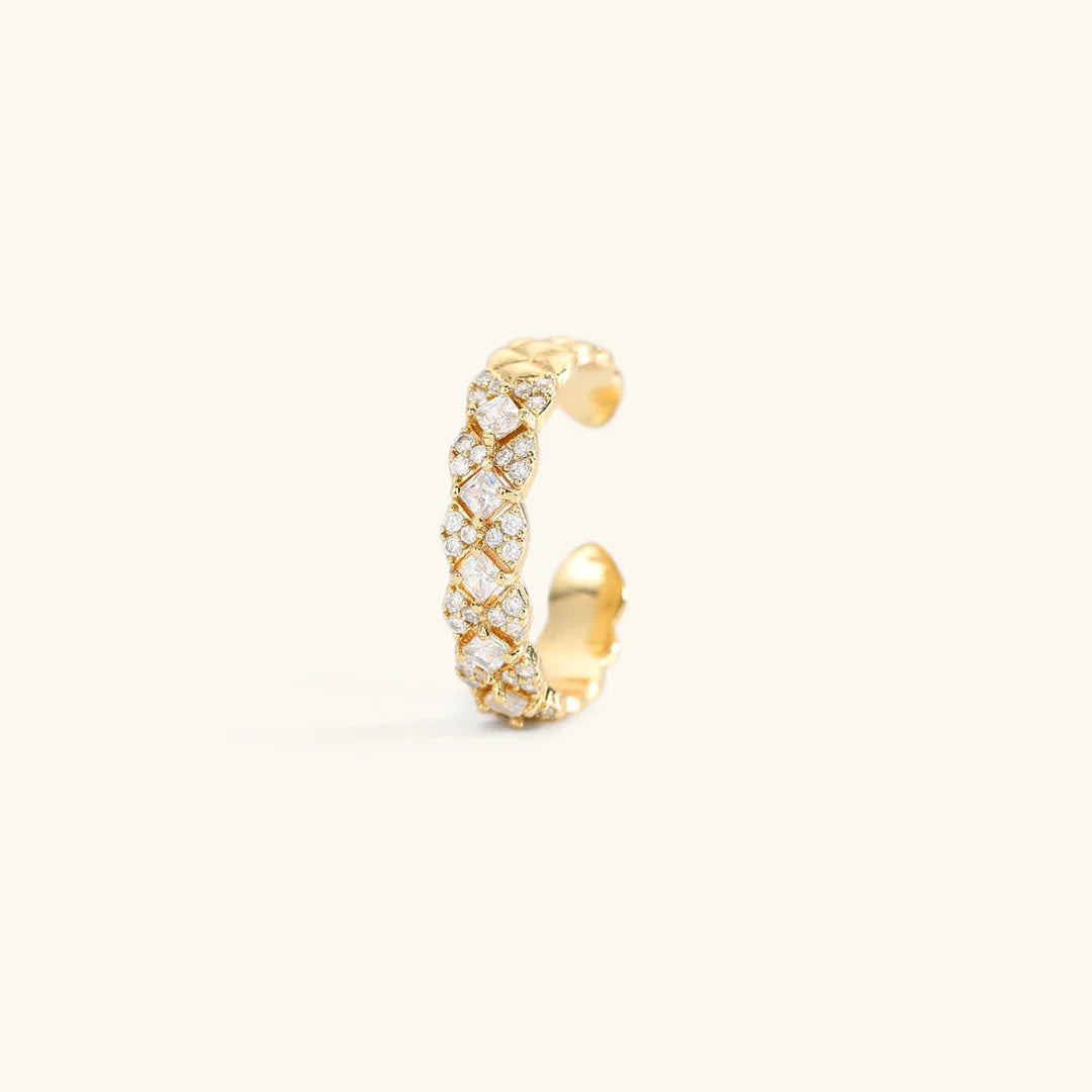 [Royal Vicky]Camille Gold Patterned Ring