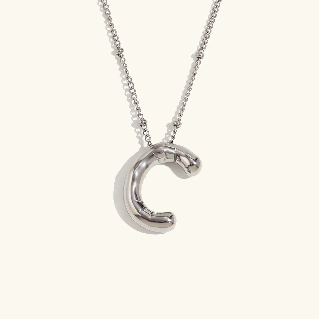 [Royal Vicky]Balloon Gold Initial Necklace