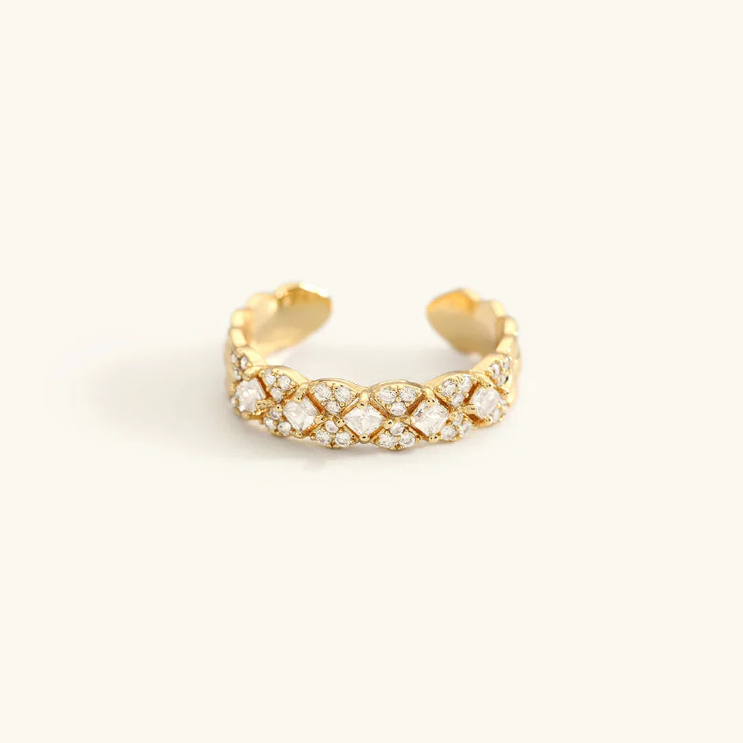[Royal Vicky]Camille Gold Patterned Ring