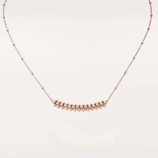 [Vicky]CLASH PINK GOLD NECKLACE