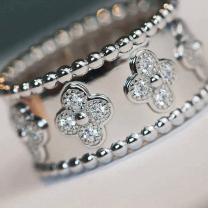 [Vicky]CLOVER KALEIDOSCOPE RING 10MM