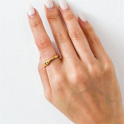 [Royal Vicky]Dianne Gold Stacker Ring