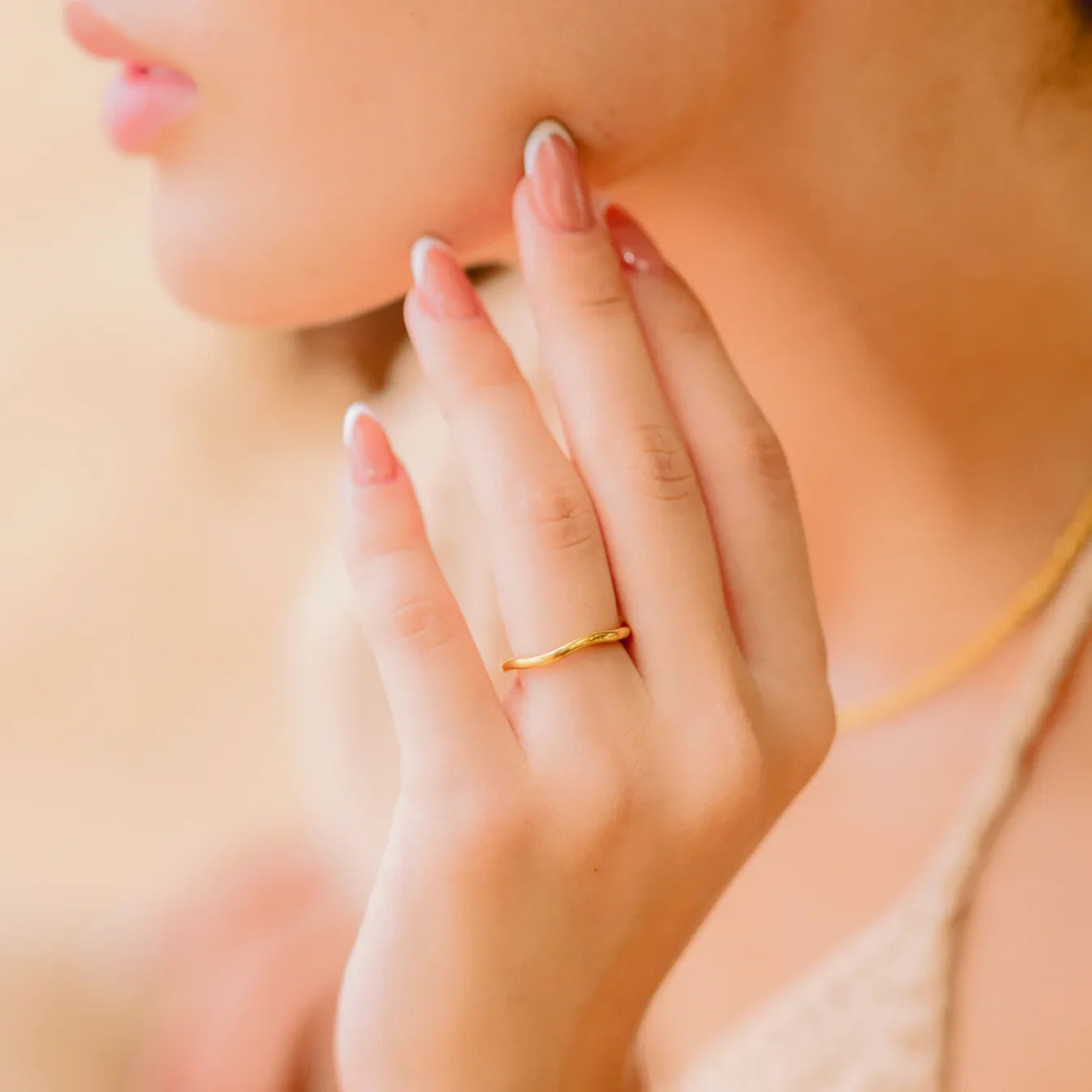 [Royal Vicky]Dianne Gold Stacker Ring