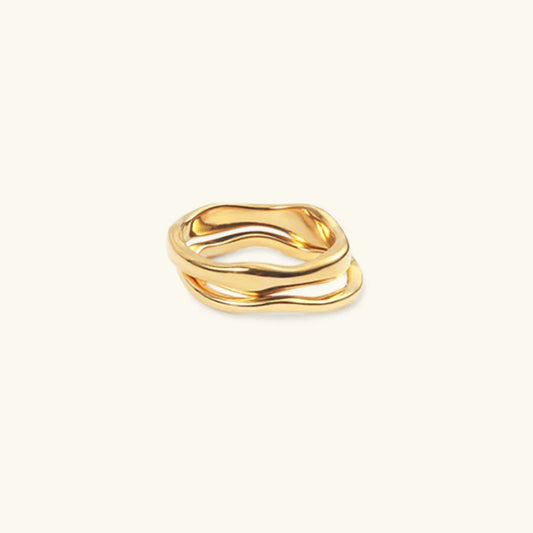 [Royal Vicky]Dianne Gold Stacker Ring