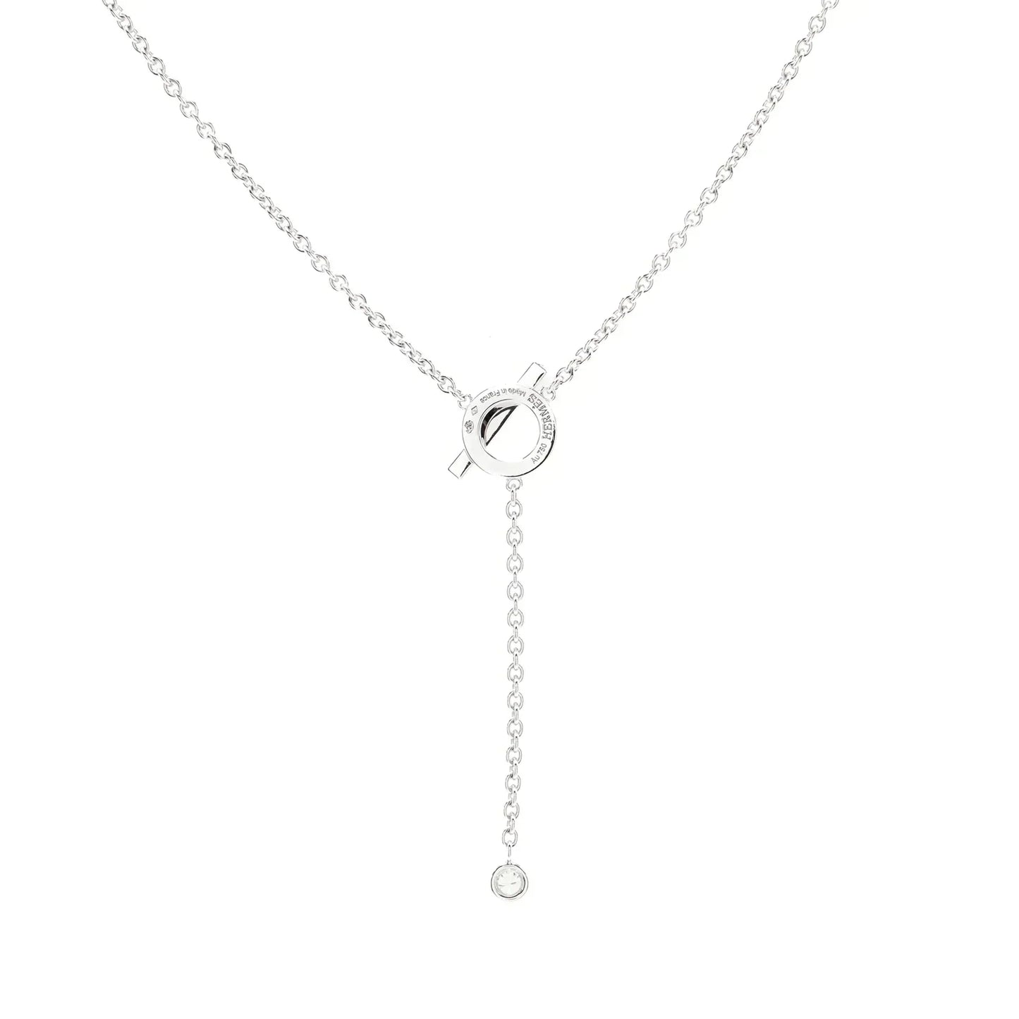 [Vicky]FINESSE SILVER DIAMOND NECKLACE