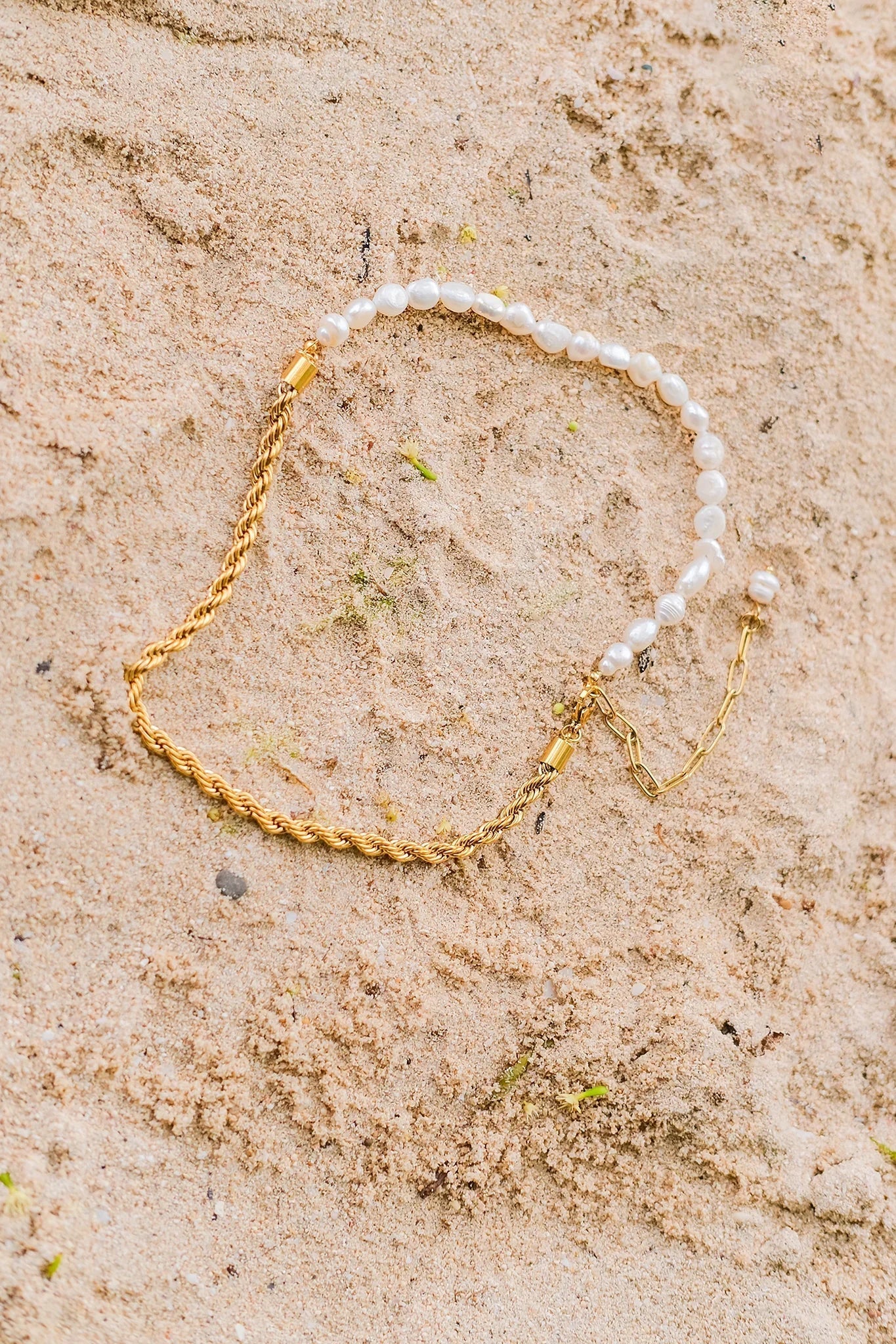 [Royal Vicky]Dualia Gold Pearl Necklace