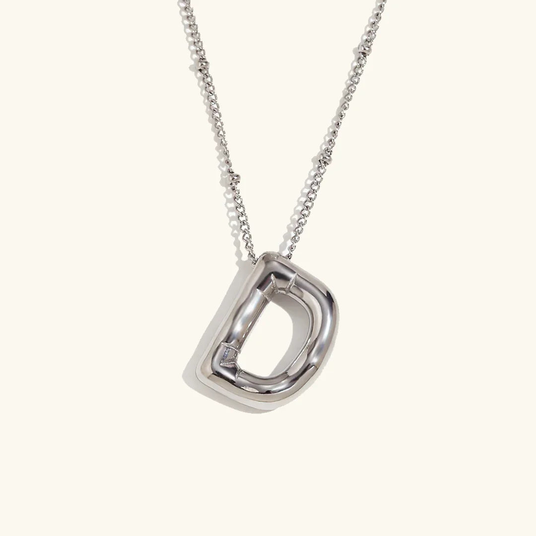 [Royal Vicky]Balloon Gold Initial Necklace