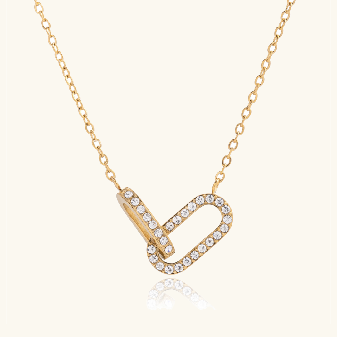 [Royal Vicky]Zoelle Interlocking Diamond Pendant