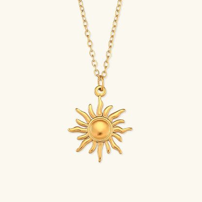 [Royal Vicky]Eliora Gold Sun Necklace