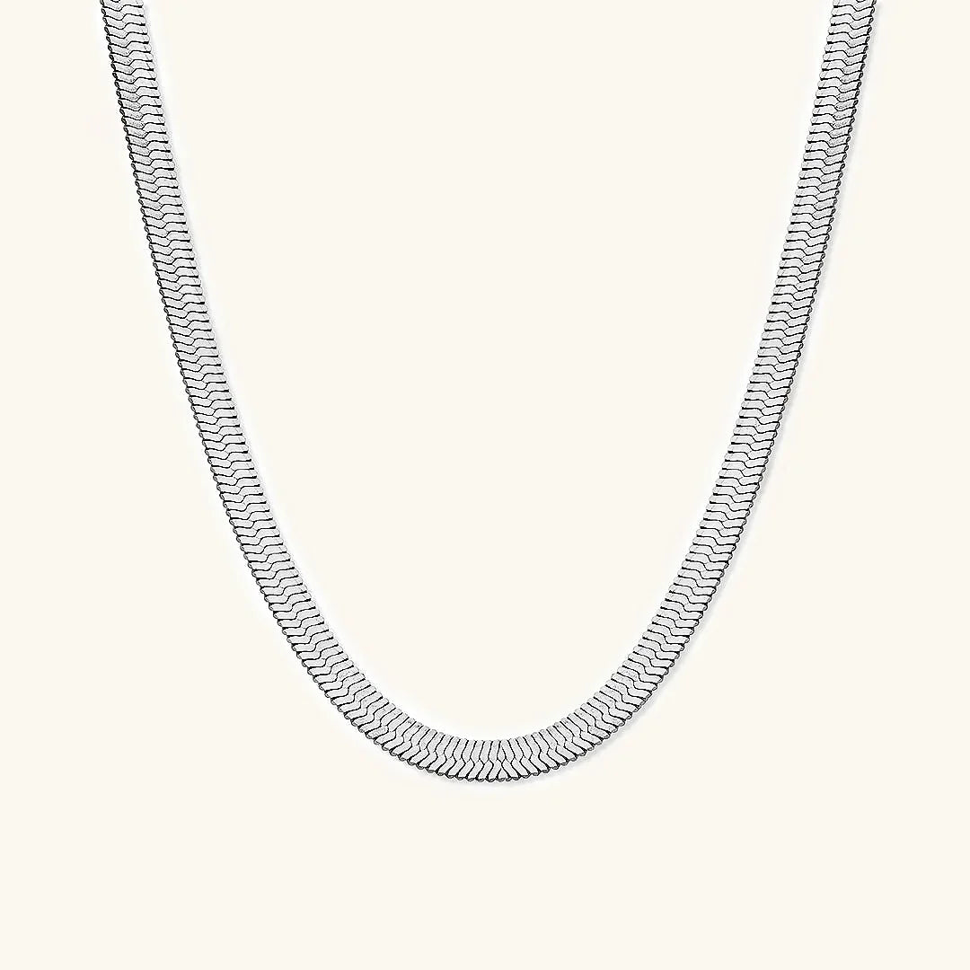 [Royal Vicky]Elysian Gold Herringbone Necklace